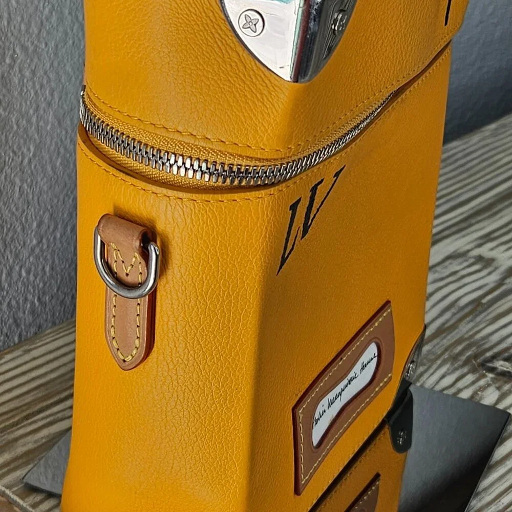 Louis Vuitton #7 Vertical Box Trunk Saffron